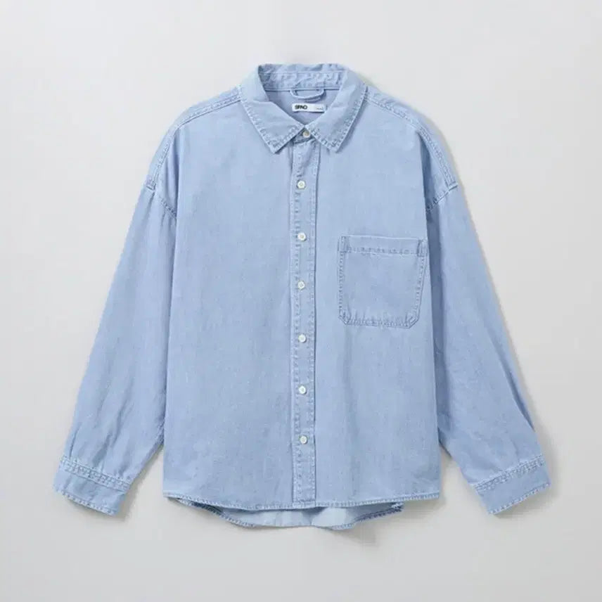 [BUNJANG] SPAO Oversized Fit Denim Shirt XL / 스파오 오버핏 데님 셔츠 XL [새제품]