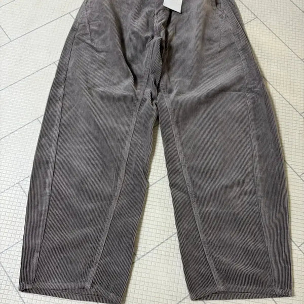 [BUNJANG] Known Corduroy Pants Grey Size 0 New / 노운 코듀로이 팬츠 그레이 0사이즈 새상품