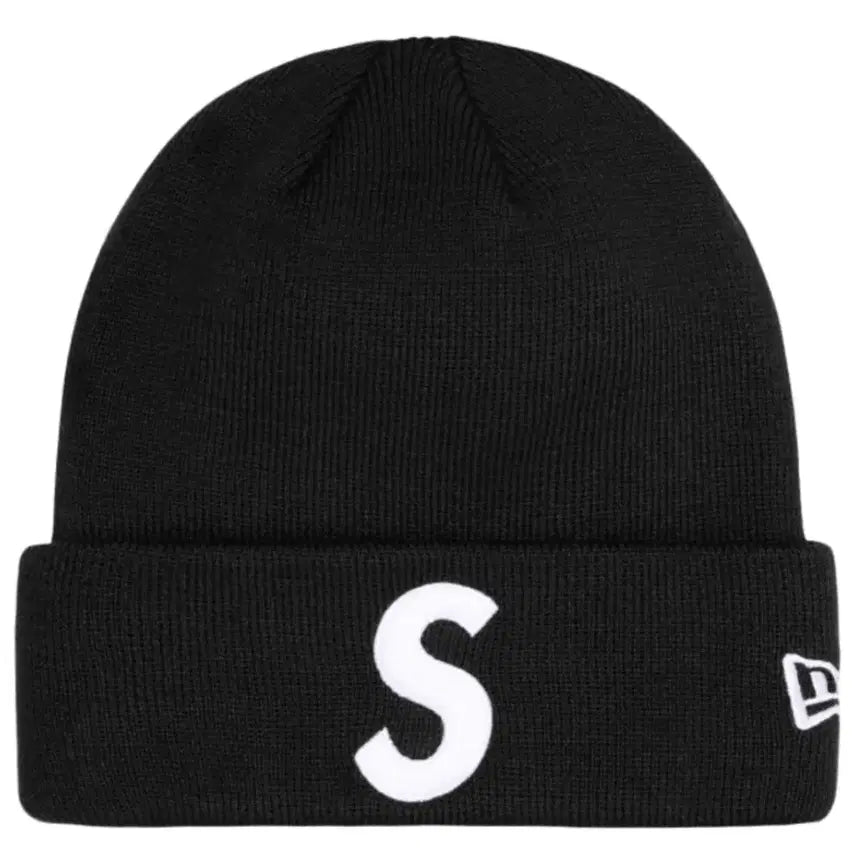 [BUNJANG] Supreme New Era S Logo Beanie Black / 슈프림 뉴에라 S 로고 비니 블랙