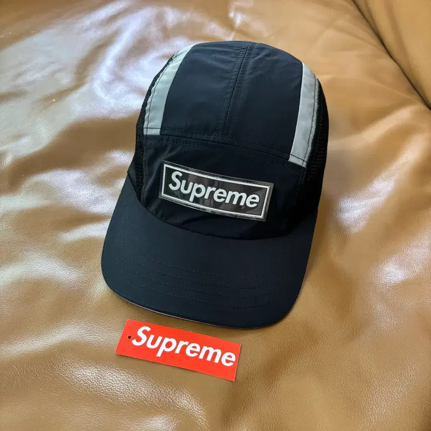 [BUNJANG] Supreme 25SS Side Mesh Box Logo Camp Cap Black / 슈프림 캠프캡 모자 박스로고 사이드 메쉬 블랙 25SS