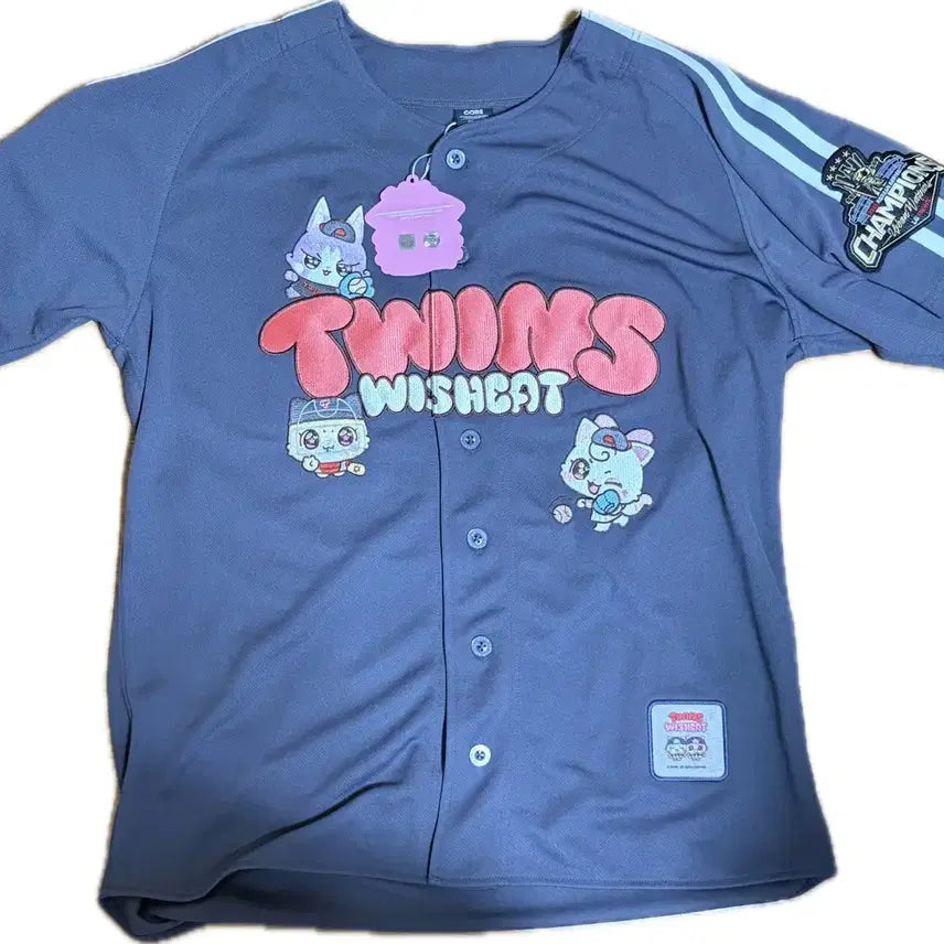 [BUNJANG] LG Twins Wishcat Collaboration Ojiwan Jersey 105 / 엘지트윈스 위시캣 콜라보 유니폼 105