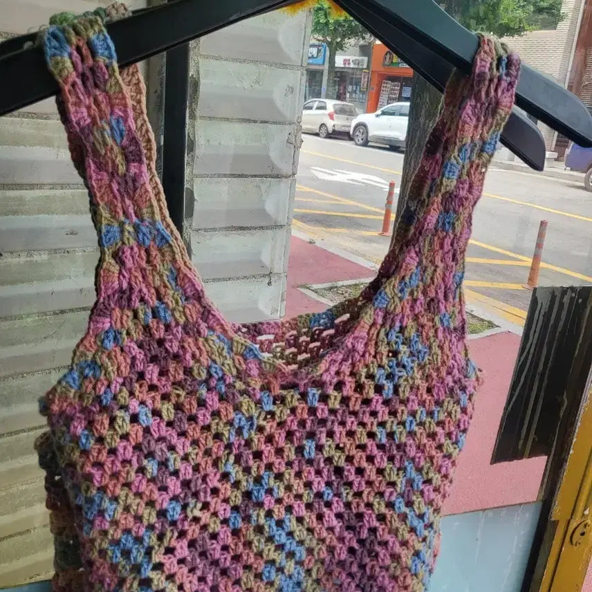 [BUNJANG] Hand-Knitted Vest / 손뜨개 조끼