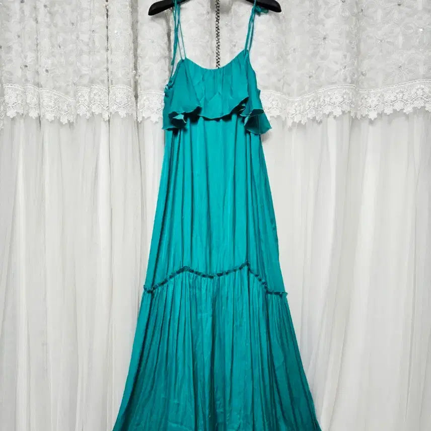 [BUNJANG] Zara Frill Long Dress / 새상품)자라프릴롱원피스