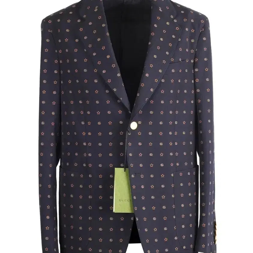 [BUNJANG] Gucci GG Pattern Star Jacket Men's / (52/국내 110)구찌 GG 패턴 스타 자켓 남성용