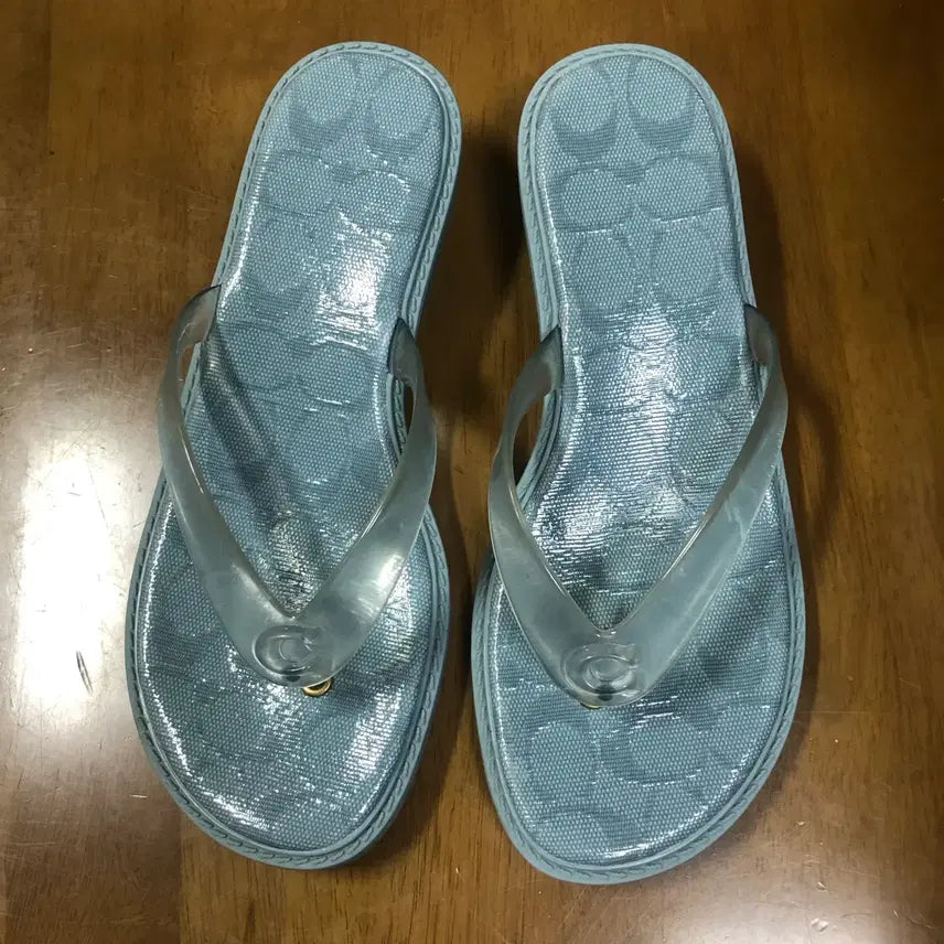 [BUNJANG] Coach Jelly Thong Strap Sandals / 코치 젤리 텅 스트랩 샌들
