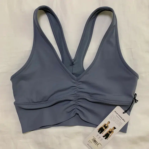 [BUNJANG] Alo Yoga Wild Thing Bra Steel Blue (M) / 새상품) alo yoga 알로 요가 Wild Thing Bra