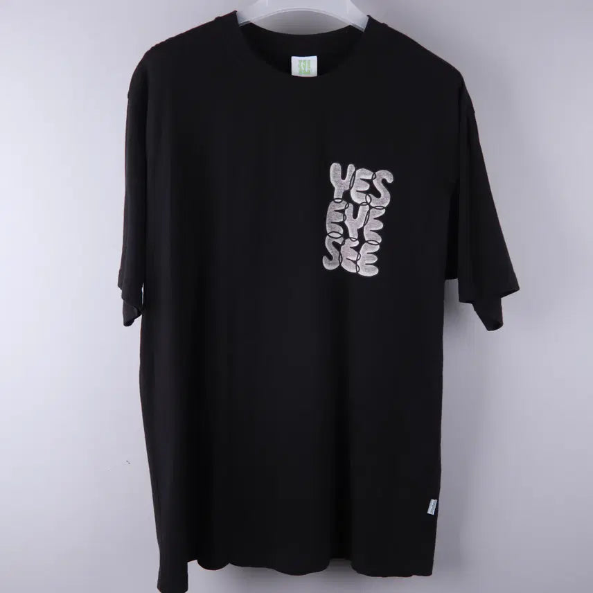 [BUNJANG] YESEYESEE Printing T-Shirt Black XL / 예스아이씨(YESEYESEE) 프린팅 반팔티 블랙 (XL)