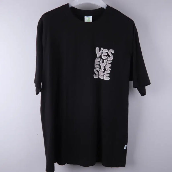 [BUNJANG] YESEYESEE Printing T-Shirt Black XL / 예스아이씨(YESEYESEE) 프린팅 반팔티 블랙 (XL)