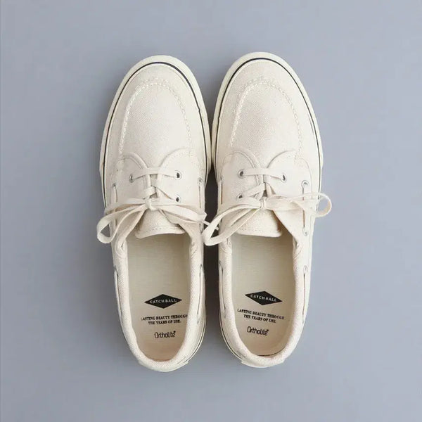 [BUNJANG] Catchball Taped Sneakers Ecru / 캐치볼 - Y-02_에크루 테이프드