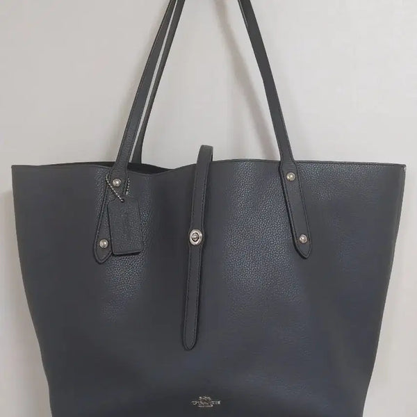 [BUNJANG] Coach Dark Grey Shopper Bag / 코치(Coach) 다크 그레이 쇼퍼백