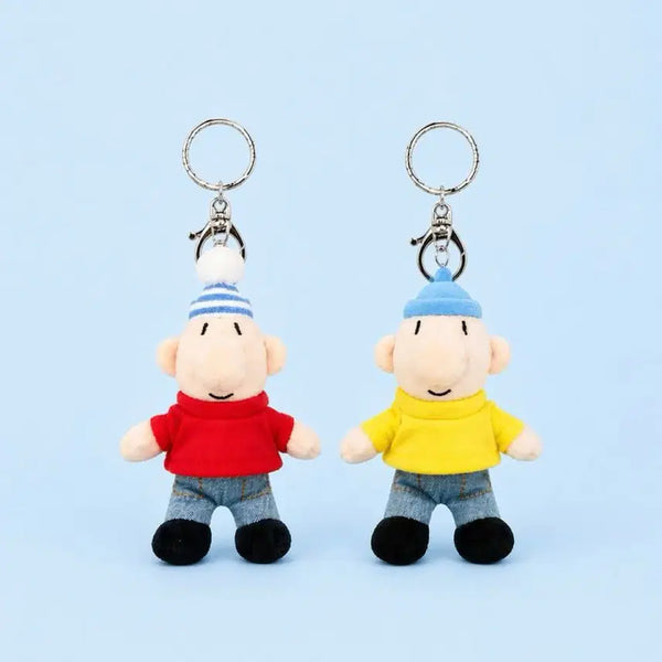 [BUNJANG] Pat & Mat Mini Keyring Doll Set 10cm / [새상품] 패트와매트 미니 키링 인형세트 10cm