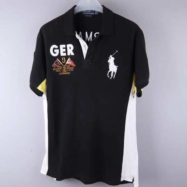 [BUNJANG] Polo Ralph Lauren Big Pony Chiff Chiff T-Shirt Black XL / 폴로 빅포니 독일 치프키프 카라티 블랙 (XL)
