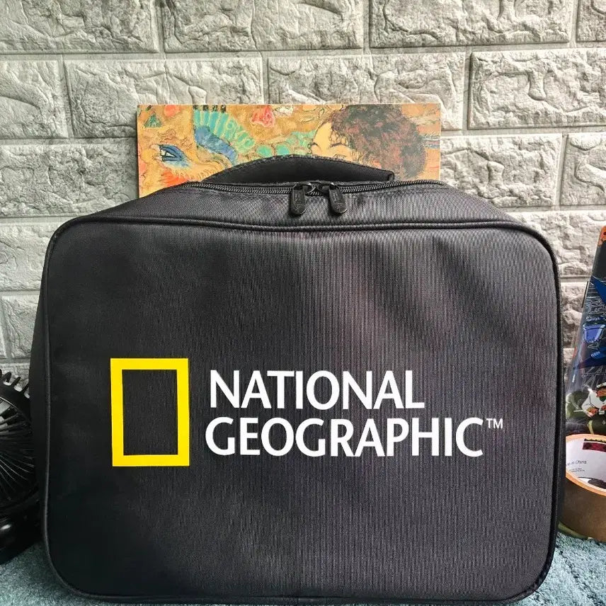 [BUNJANG] National Geographic Black Carry Bag / 내셔널지오그래픽 블랙 가방