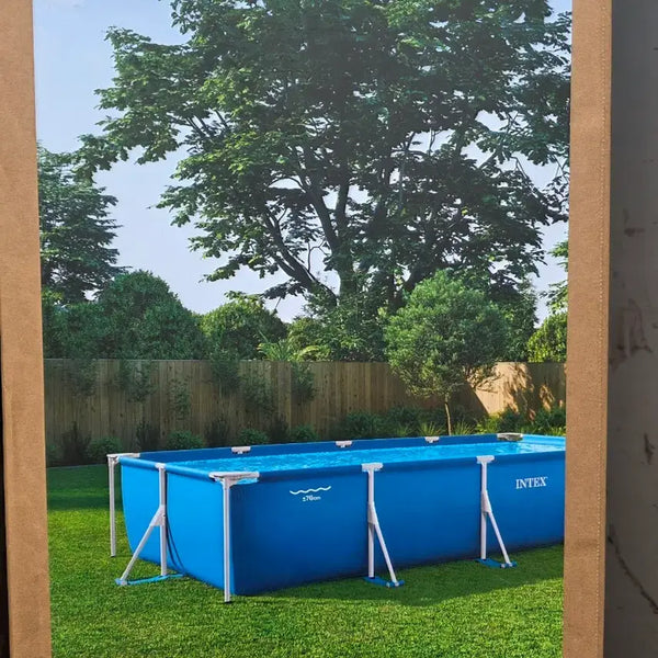 [BUNJANG] Intex Extra Large Frame Pool 4.5m x 2.2m x 0.84m / 인텍스 수영장 특대형 4.5x2.2x0.84m 프레임풀장