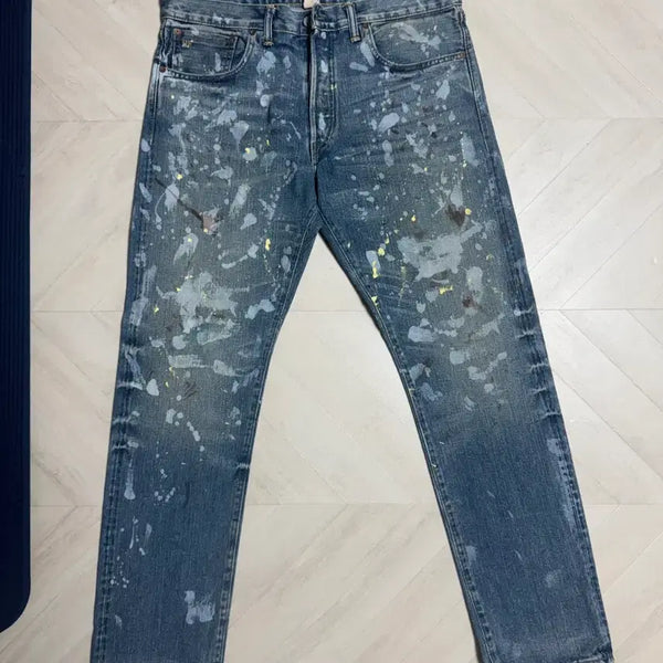 [BUNJANG] RRL Slim Fit Selvedge Denim Pants Legend Washing / RRL 더블알엘 레전드워싱 셀비지 허리36 기장32 신동급!!