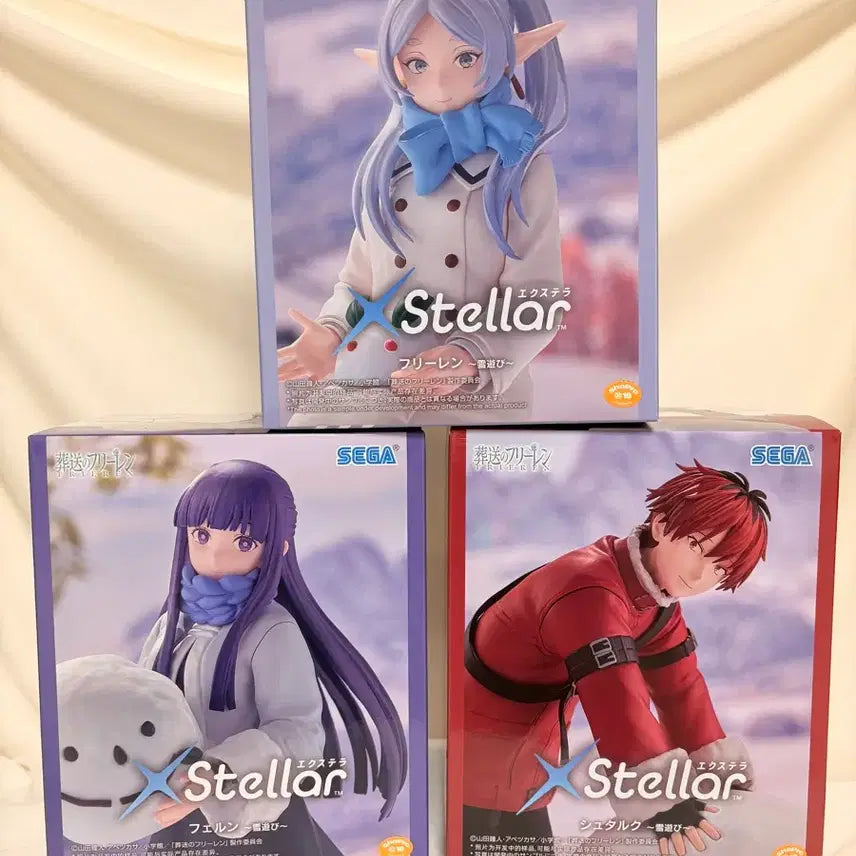 [BUNJANG] Sega Frieren: Beyond Journey's End Snow Play Ver. Figure Bundle Set (3 Types) / 세가 장송의프리렌 눈놀이버전 일괄 단순개봉