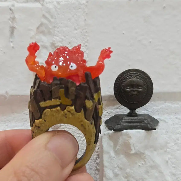 [BUNJANG] Howl's Moving Castle Calcifer Ring Figure / 하울의 움직이는 성 캘시퍼 반지피규어
