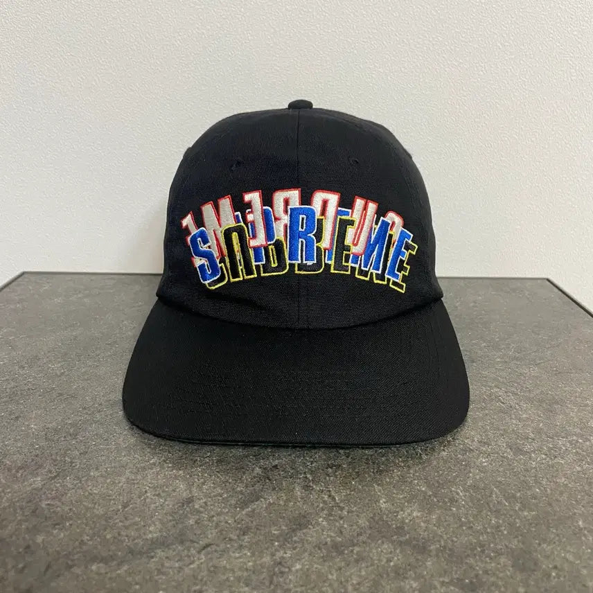[BUNJANG] Supreme Stacked Cordura 6-Panel Ball Cap Black / (OS) 슈프림 6패널 볼캡 모자 21SS 스택드 코듀라 블랙