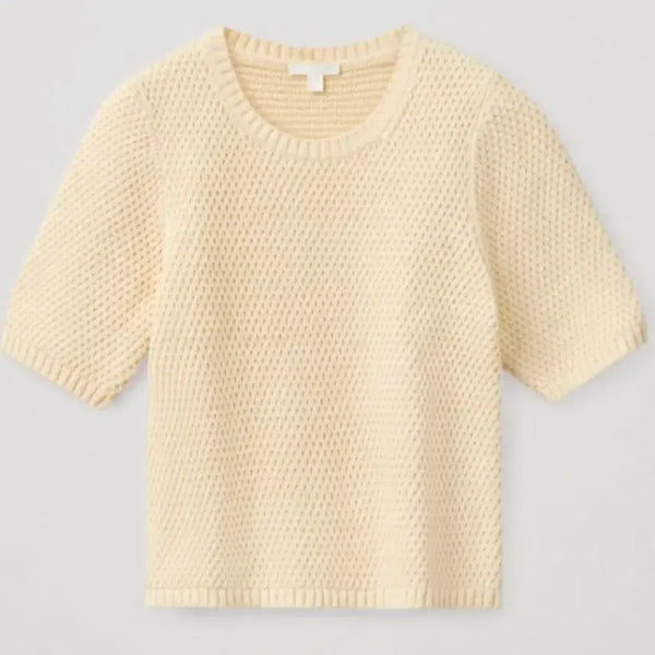 [BUNJANG] COS Short Sleeve Knit XS / cos 코스 반팔 니트 xs