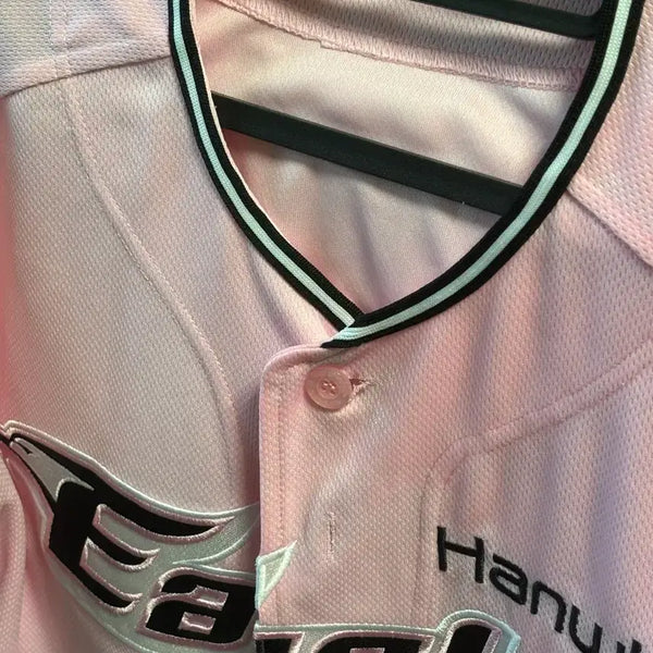 [BUNJANG] Hanwha Eagles Pink Uniform 90 Regular Fit No Marking / 한화이글스 유니폼 핑니폼 90 일반핏 노마킹