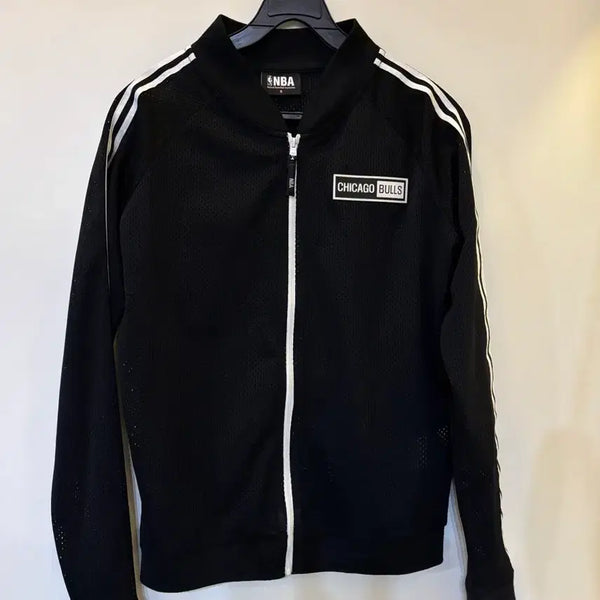 [BUNJANG] NBA Chicago Bulls Track Training Zip-Up Jacket / NBA 시카고 불스 트랙 트레이닝짚업