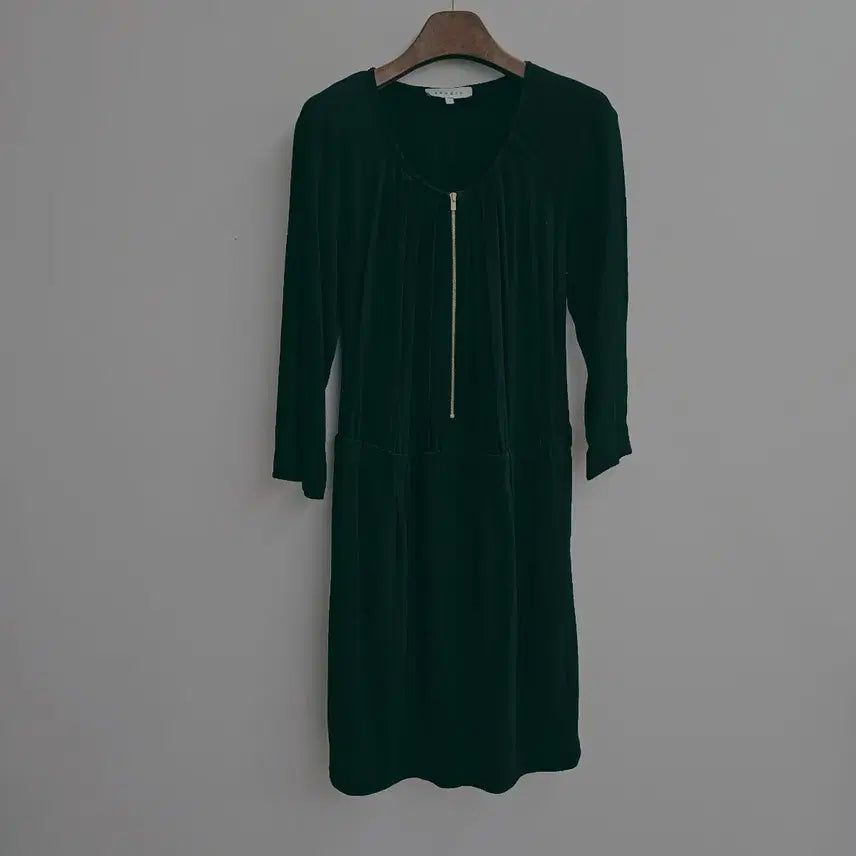 [BUNJANG] Sandro Viscose Summer Zip-Up Dress / Sandro 산드로 비스코스 썸머 집업 원피스