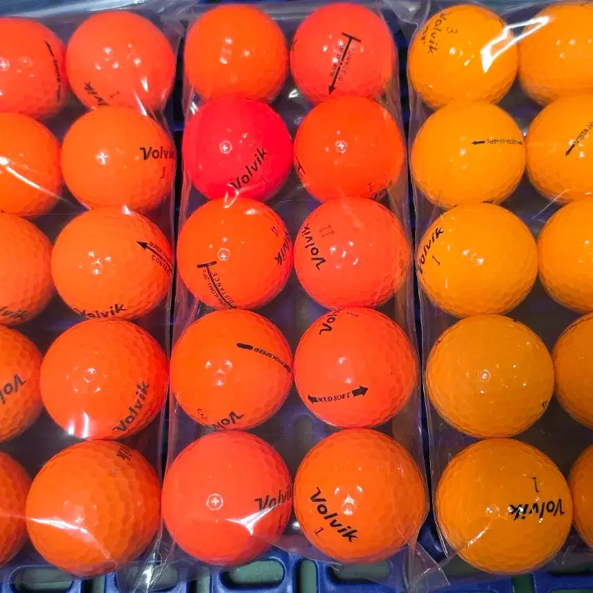 [BUNJANG] Volvik Orange Glossy Golf Balls (30 pcs, A+ Grade) Lost Balls / 한정할인 A+급30개 볼빅주황유광볼30개(A+급)로스트볼