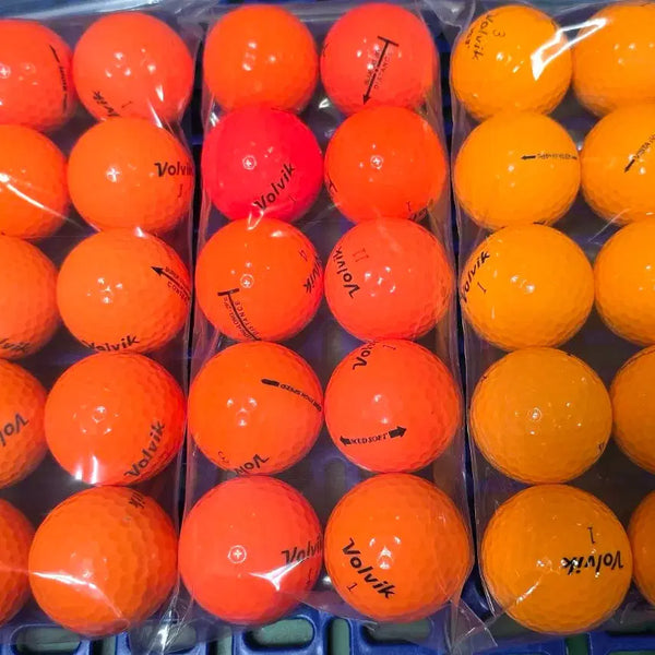 [BUNJANG] Volvik Orange Glossy Golf Balls (30 pcs, A+ Grade) Lost Balls / 한정할인 A+급30개 볼빅주황유광볼30개(A+급)로스트볼
