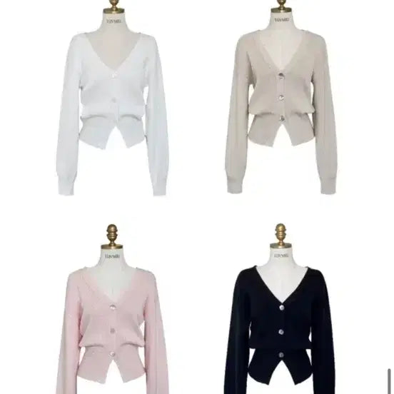 [BUNJANG] Love Me Who Louis Shape Cardigan Beige / 러브미우 루이 쉐입 가디건 베이지 새상품