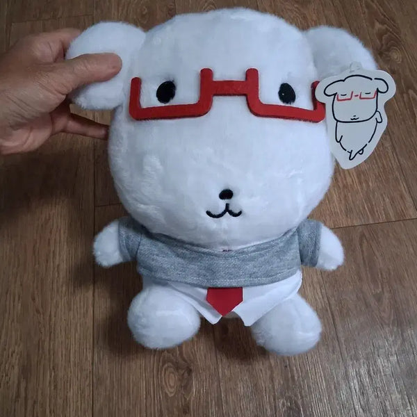 [BUNJANG] Ganadi White Plush Doll 30cm / 가나디 하양이 봉제인형30센티(무료배송)