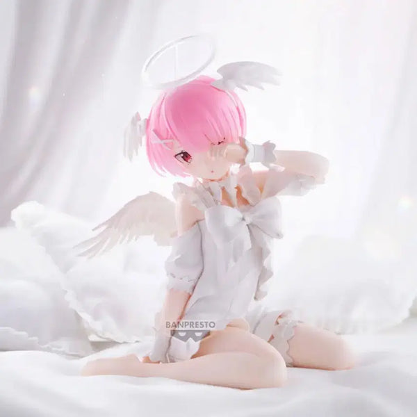 [BUNJANG] Re:Zero Rem Relax Time Sweet Angel Ver. Figure / 미개봉) 리제로 람 릴렉스타임 스위트 엔젤 ver. 미소녀 피규어 천사