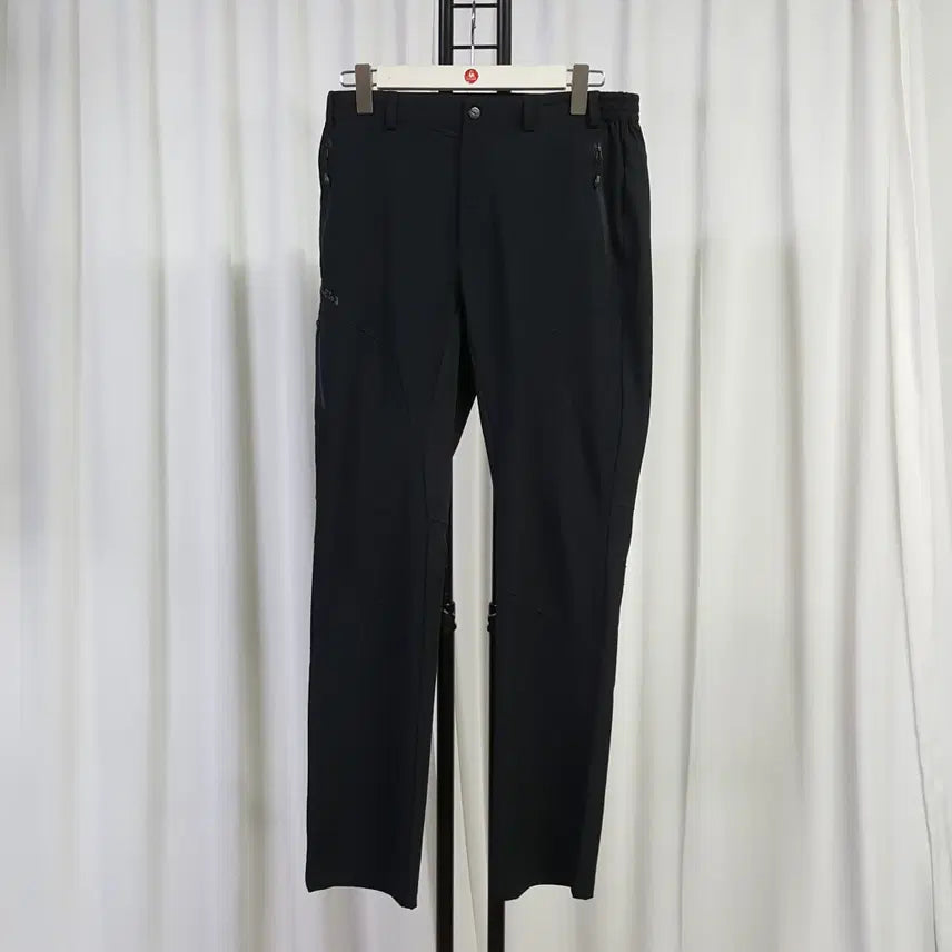 [BUNJANG] Salewa Men's Black Hiking Pants with Side Elastic Waist (32 Inch) / 살레와 남성 등산바지 허리옆밴딩 블랙 32 오일장