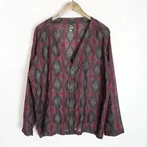 [BUNJANG] Needles 21ss V-Neck See-Through Cardigan / Needles 21ss 브이넥 시스루 가디건