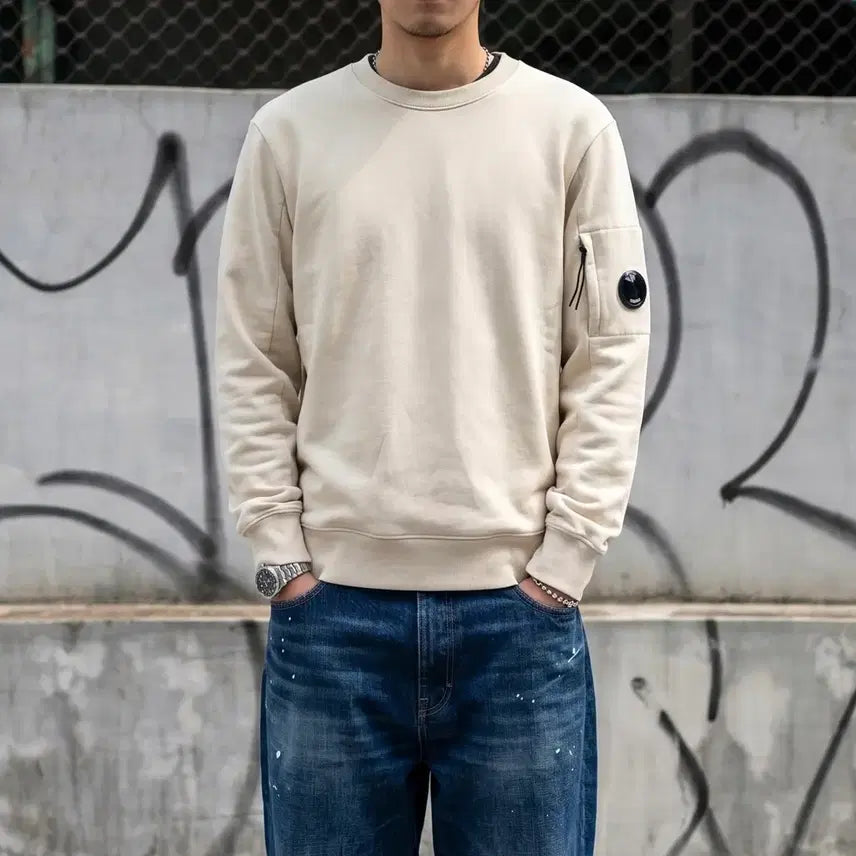 [BUNJANG] CP Company Lens Applique Sweatshirt XL / XL/ 씨피컴퍼니 렌즈와펜 맨투맨