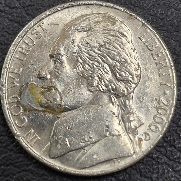 [BUNJANG] 2000 US Nickel 'D' Mint Error Coin / 2000년 D미국 니켈 다이크립. 주조오류