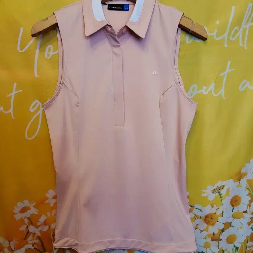 [BUNJANG] J. LINDEBERG Sleeveless Pink Golf Top / 79XS]   J.LINDEBERG 골프웨어 민소매 핑크