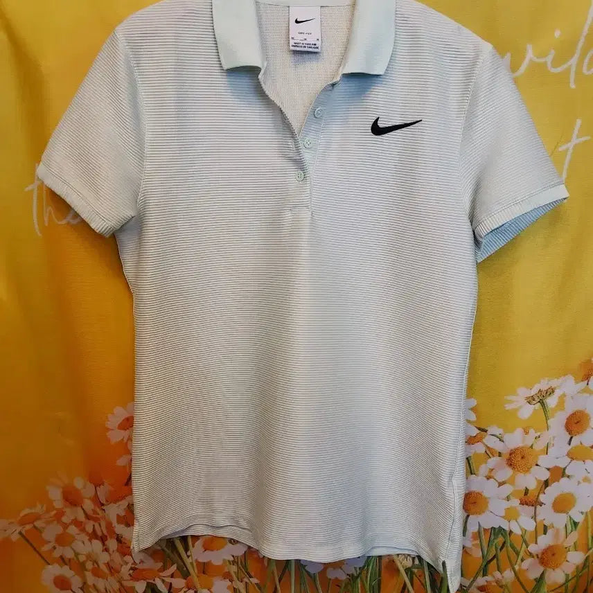 [BUNJANG] Nike 2024 Women's Short Sleeve Polo Shirt - Mint Stripe / M]나이키 2024  반팔 카라티