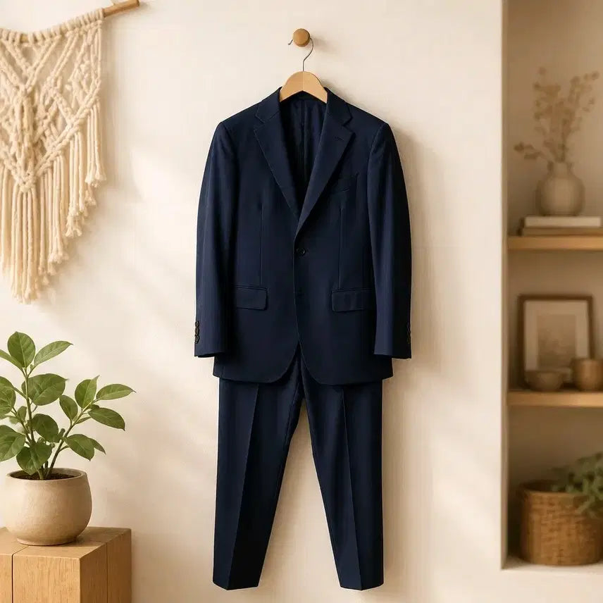 [BUNJANG] Suitsupply Brescia 2023 Pure Wool Single 2-Button Navy Suit 48/38R / 수트서플라이 2023 퓨어 울 싱글 2버튼 수트 48 / 38R 사이즈