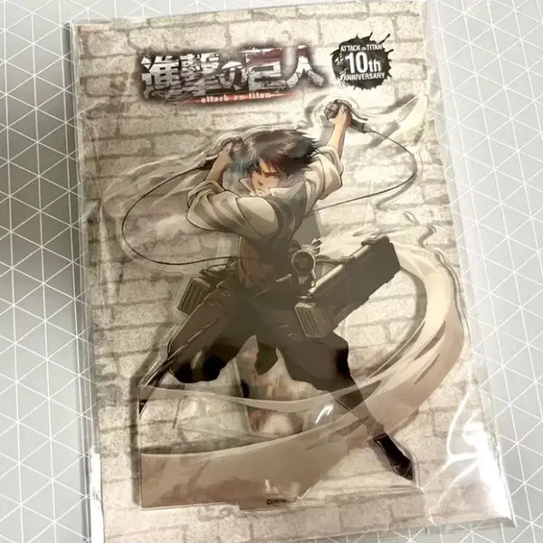 [BUNJANG] Attack on Titan 10th Anniversary Village Vanguard Levi Acrylic Stand / 진격의 거인 10주년 빌리지 뱅가드 리바이 아크릴 스탠드 후없선