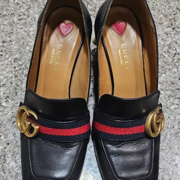 [BUNJANG] Gucci Pearl Heel Loafers / 구찌 진주굽 로퍼