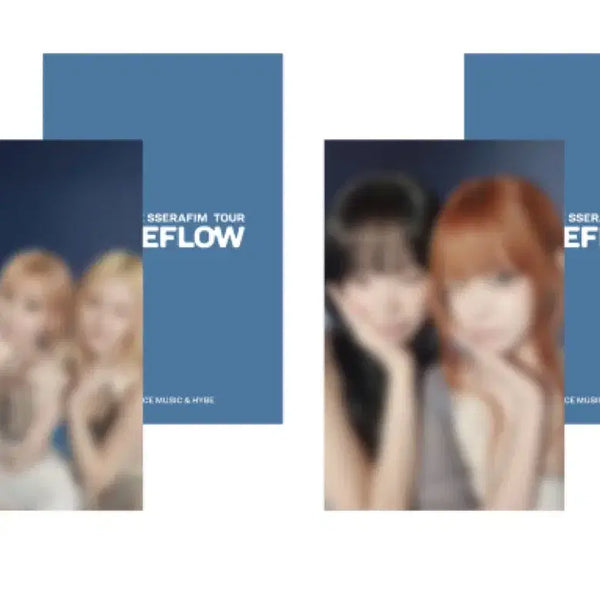 [BUNJANG] LE SSERAFIM PUREFLOW Concert Merch Hoodie Unit Photocard / 르세라핌 PUREFLOW 콘서트 md 후드집업 유닛 포카 양도