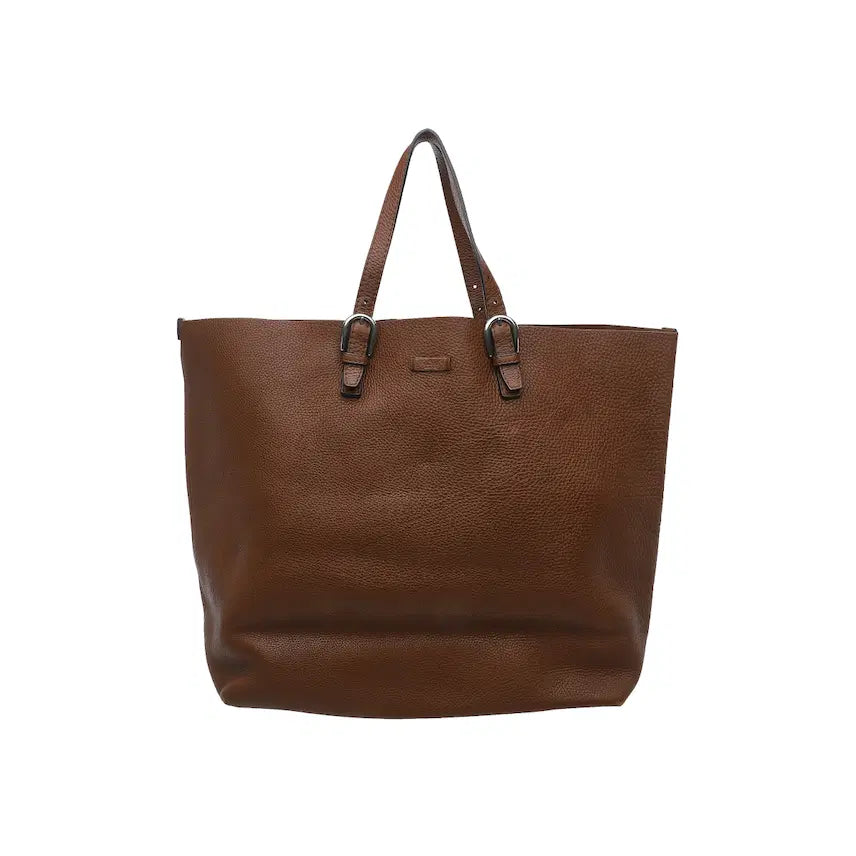 [BUNJANG] Gucci Brown Leather Tote Bag / 구찌 브라운 레더 토트백