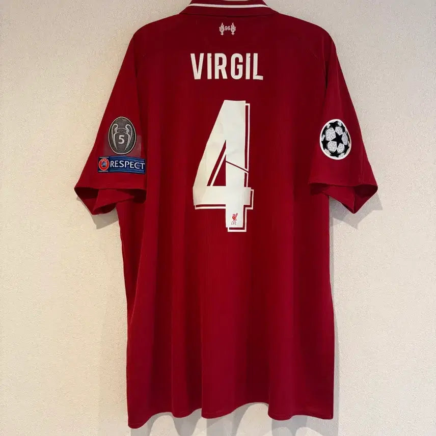 [BUNJANG] Liverpool Van Dijk 18/19 Jersey XL / 18/19 리버풀 반다이크 유니폼