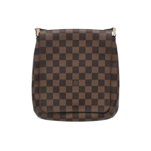 [BUNJANG] Louis Vuitton Musette Salsa Crossbody Bag Damier Ebene / 루이비통 뮤제트 살사 크로스백 다미에 에벤