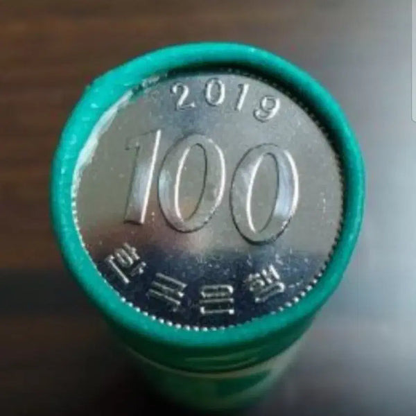 [BUNJANG] 100 Won Rolled Coin (2019) / 2019년 100원 롤주화