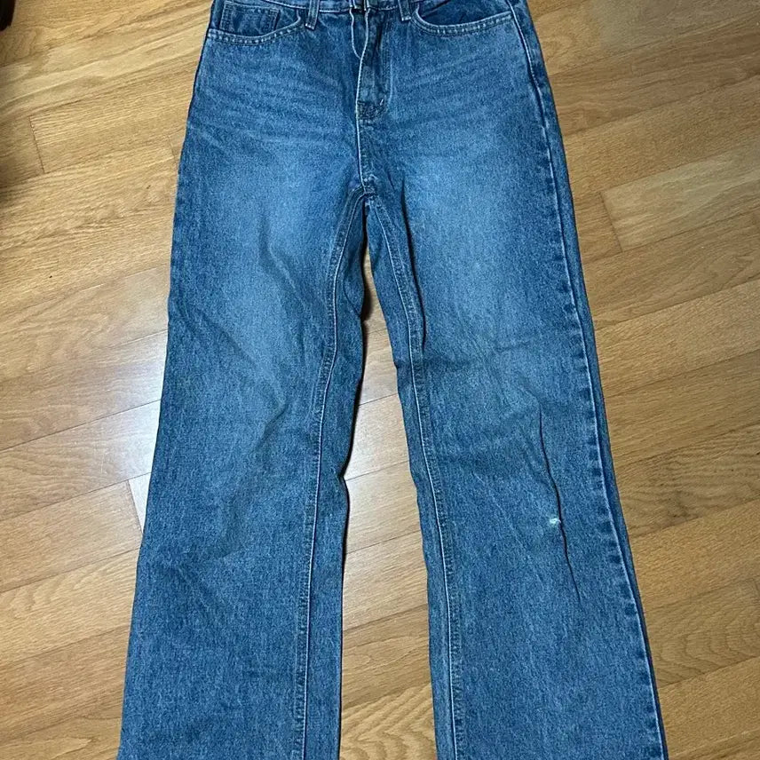 [BUNJANG] Semi-Wide Fit Denim Pants / 세미와이드데님