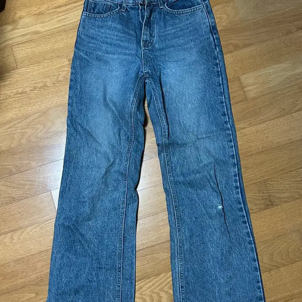 [BUNJANG] Semi-Wide Fit Denim Pants / 세미와이드데님