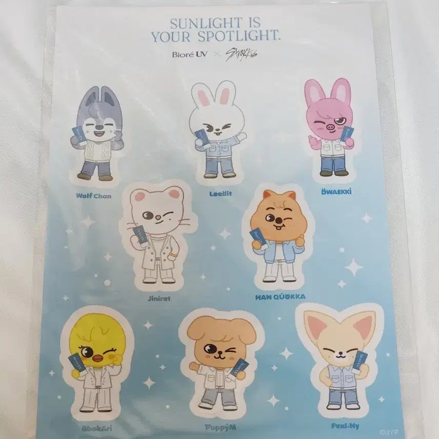 [BUNJANG] Stray Kids Biore Collaboration Limited Edition Stickers / 스트레이키즈 비오레 Biore 스티커