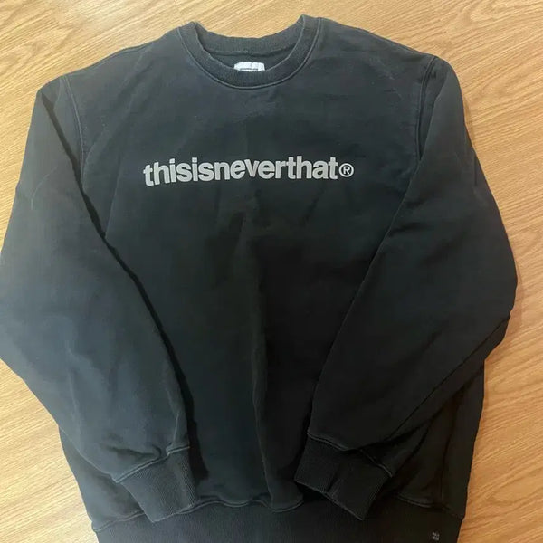 [BUNJANG] Thisisneverthat Sweatshirt Black XL / 디스이스네버댓 맨투맨 블랙 XL