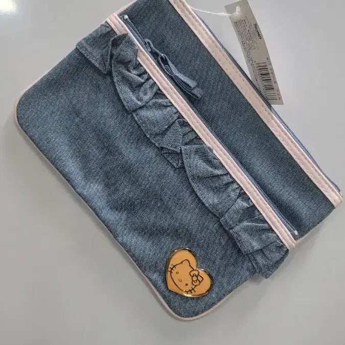 [BUNJANG] Sanrio Classic Kitty Frill Pouch / 고전키티 프릴파우치